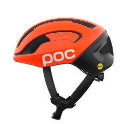 Cască ciclism șosea POC Omne Beacon MIPS - Fluorescent Orange Matt/Uranium Black Matt