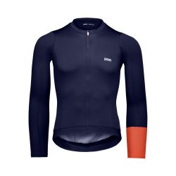 Tricou ciclism cu mânecă lungă POC Cadence L/S Jersey - Apatite Navy