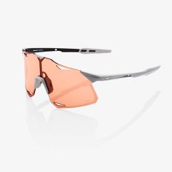 Ochelari ciclism 100% Hypercraft - Matte Stone Grey / HiPER Coral Lens