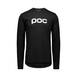 Tricou cu mânecă lungă POC L/S Tee - Uranium Black