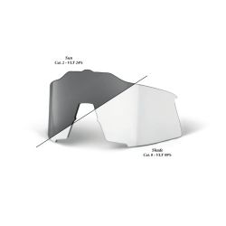 Lentilă de schimb 100% Speedcraft - Photochromic Clear/Smoke