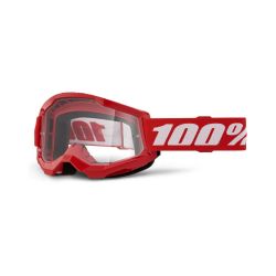 Ochelari MTB/MX 100% Strata 2 - Red / Clear Lens