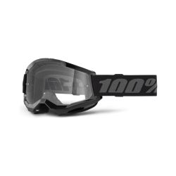 Ochelari MTB/MX copii 100% Strata 2 Junior - Black / Clear Lens
