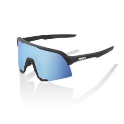 Ochelari ciclism 100% S3 - Matte Black / HiPER Blue Multilayer Mirror Lens