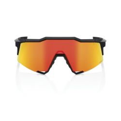 Ochelari ciclism 100% Speedcraft - Soft Tact Black / HiPER Red Multilayer Mirror Lens