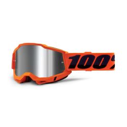 Ochelari MTB/MX 100% Accuri 2 Goggle - Neon/Orange / Mirror Silver Flash Lens