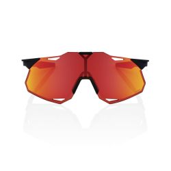 Ochelari ciclism 100% Hypercraft XS - Soft Tact Black / HiPER Red Multilayer Mirror Lens