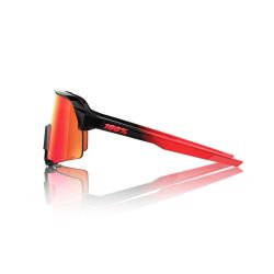 Ochelari ciclism 100% S3 - Elly 24 LE / Gloss Black Matte Red / HiPER Fire Red Mirror