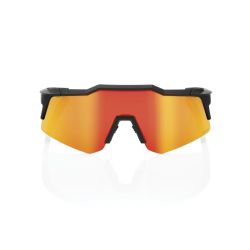 Ochelari ciclism 100% Speedcraft XS - Soft Tact Black / HiPER Red Multilayer Mirror Lens