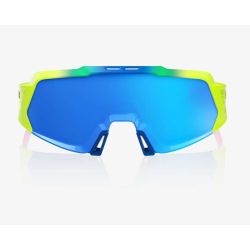 Ochelari ciclism 100% Korbin X - Satin Neon / Blue Multilayer Mirror