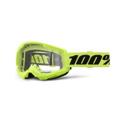 Ochelari MTB/MX 100% Strata 2 - Neon Yellow / Clear Lens