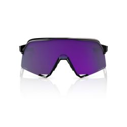 Ochelari ciclism 100% S3 - Polished Black / HiPER Polarized Lavender Mirror