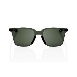 Ochelari de soare 100% Legere Square - Soft Tact Army Green / Grey Green Lens