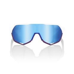 Ochelari ciclism 100% S2 - Total Energies Team Matte White / Metallic Blue / HiPER Blue Multilayer Mirror Lens