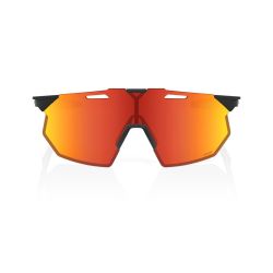 Ochelari ciclism 100% Hypercraft SQ - Soft Tact Black / HiPER Red Multilayer Mirror Lens