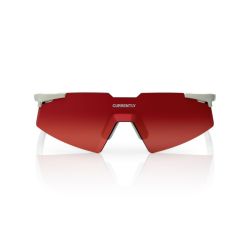 Ochelari ciclism 100% A2 Currently Running - Marshmallow / Brown/Red Gradient Lens