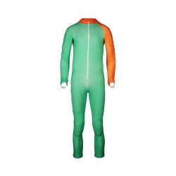 Costum concurs schi POC Skin GS - Emerald Green/Zink Orange