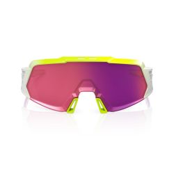 Ochelari ciclism 100% Korbin X - Flo Yellow Fade / Purple Mirror Lens