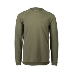Bluză schi POC Poise Crew Neck - Epidote Green