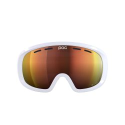 Ochelari schi POC Fovea Mid - Hydrogen White/Partly Sunny Orange