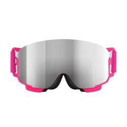 Ochelari schi copii POC Nexal - Fluorescent Pink/Partly Sunny Silver
