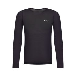 Bluză tehnică schi POC Layer Mid L/S Jersey - Uranium Black