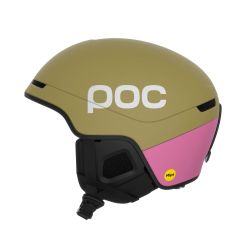 Cască schi POC Obex Contour - Olivine Green Matt/Thulite Pink Matt
