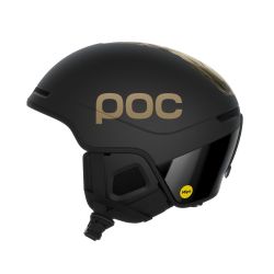 Cască schi POC Obex Contour Marco Odermatt Ed. - Uranium Black/Podium Gold