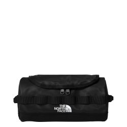 Trusă de toaletă The North Face Base Camp Travel Canister S - negru Black | White | 3,5 l, cu oglindă