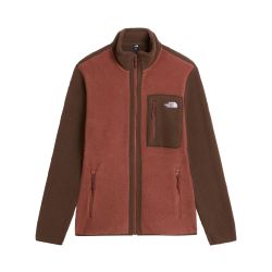 Polar The North Face Yumiori Full Zip pentru bărbați - maro Copper Silt | Smokey Brown | fleece 100% poliester reciclat