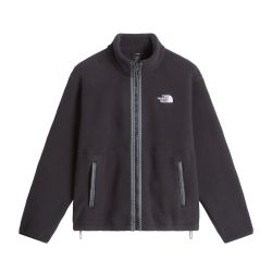 Polar The North Face Fleeski Full Zip Jacket pentru bărbați - negru Black | fleece reciclat