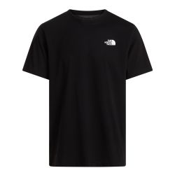Tricou The North Face Evolution Box NSE Regular pentru bărbați - negru Black | White | poliester reciclat