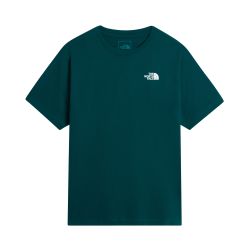 Tricou The North Face Evolution Box NSE Regular pentru bărbați - verde petrol Pacific Teal | poliester reciclat