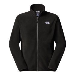 Bluză polar The North Face Glacier pentru bărbați - negru Black | poliester 100% reciclat