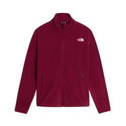 Bluză polar The North Face Glacier pentru damă - bordo Burgundy Crush | poliester 100% reciclat