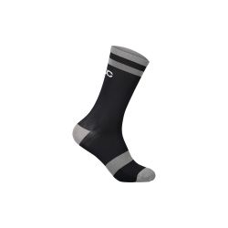Șosete ciclism POC Lure MTB Sock Long - Uranium Black/Granite Grey
