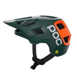 Cască MTB POC Kortal Race MIPS - Pargasite Green Matt/Fluorescent Orange Matt
