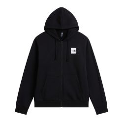 Hanorac The North Face Box Half Dome Regular Full Zip pentru bărbați - negru Black | bumbac și poliester