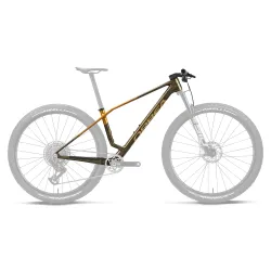 Orbea ALMA CARBON (2027) - cadru MTB XC hardtail - Caramel Carbon View - Leo Orange (Gloss)