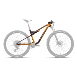 Orbea OIZ OMX+IL SL R+K (2027) - cadru MTB XC full suspension - Caramel Carbon View - Leo Orange (Gloss)