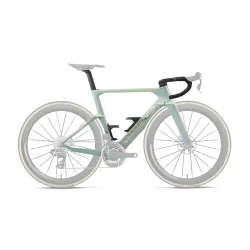 Orbea ORCA AERO OMX (2027) - cadru șosea race aero - Frozen Concrete - Aurora Blaze (Matt)