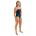 Finis - costum de baie intreg Skinback Splice - negru albastru
