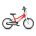 Woom - bicicleta copii 14" Woom 2, varsta recomandata 3-4,5 ani (95-110cm) - 5kg - rosu