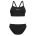 Orca - costum inot doua piese pentru femei tip bikini - albastru portocaliu Diploria