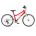 Woom - bicicleta copii 20" Woom 4, varsta recomandata 6-8 ani (115-130cm) - 7,7 kg - rosu alb