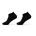 Spiuk - Set sosete ciclism scurte TOP TEN Micro 2 socks pack - negru
