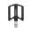 Pedale CONTEC Trial2 MTB aluminiu - Negru