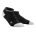CEP - sosete de compresie peste glezna 8cm pentru femei Low Cut Ultralight - negru gri deschis