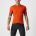 Castelli - tricou pentru ciclism cu maneca scurta Entrata IV - portocaliu antracit alb