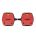 Look - pedale flat pentru oras cu Vibram - Geo City Grip - rosu
